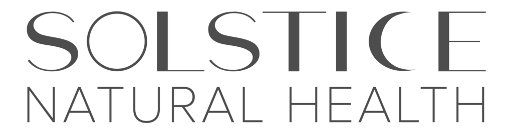 Solstice Natural Health Logo in Black