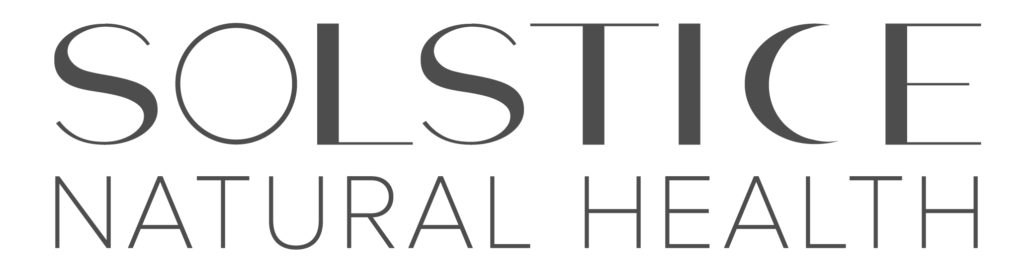 Solstice Natural Health Logo in Black
